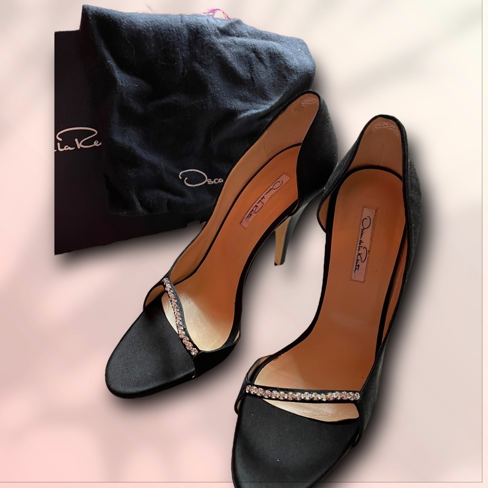 🚨Oscar De La Renta Heels 39 w/Box & Dustbag